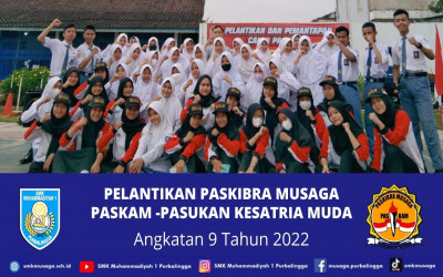 Pelantikan Paskibra PASKAM Angkatan 9, Wujudkan Pemuda yang Berkarakter dan Berjiwa Kesatria Muda