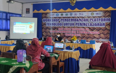 SMK Muhammadiyah 1 Purbalingga Gelar Workshop Pengembangan Platform Teknologi Pembelajaran