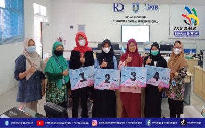 SMK Musaga Sukses Sebagai Tuan Rumah dan Juara II LKS Bilingual Secretary SMK Purbalingga 2022