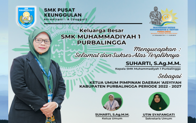 KEPALA SMK MUHAMMADIYAH 1 PURBALINGGA, KETUA UMUM PD. 'AISYIYAH PURBALINGGA PERIODE 2022/2027