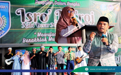 Sholat Sebagai Pilar Akhlak Mulia, SMK Muhammadiyah 1 Purbalingga Peringati Isro’ Mi’roj 1447 H