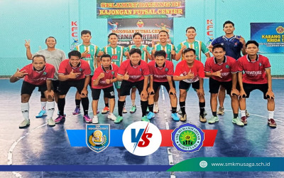 Sportivitas dan Kekeluargaan Warnai Laga Futsal Guru dan Karyawan SMK Muhammadiyah 1 Purbalingga dan SMK Muhammadiyah Bobotsari