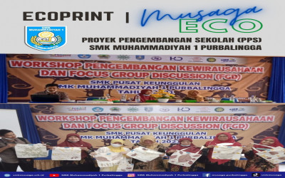 Angkat Produk Ecoprint, SMK Musaga Gelar Workshop Pengembangan Kewirausahaan