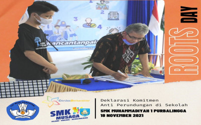 Agen Perubahan SMK Musaga Gelar Roots Day Deklarasikan Komitmen Anti Perundungan