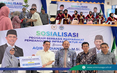 Sosialisasikan Pembangunan Infrastruktur Hijau, Anggota Komisi XII DPR-RI Kunjungi SMK Muhammmadiyah 1 Purbalingga
