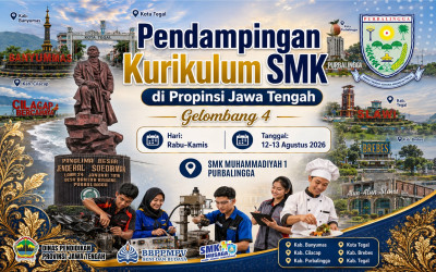 Optimalkan Implementasi Pembelajaran Mendalam, BBPPMPV Seni dan Budaya Gelar Pendampingan Kurikulum SMK di SMK Muhammadiyah 1 Purbalingga